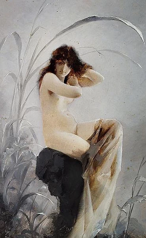 Una ninfa bagnante